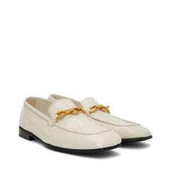 Jimmy Choo زهور جلد العجل الأبيض - EU35/US5