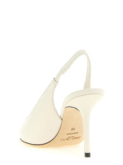 Jimmy Choo White Leather High Heel Pumps - EU39.5/US9.5