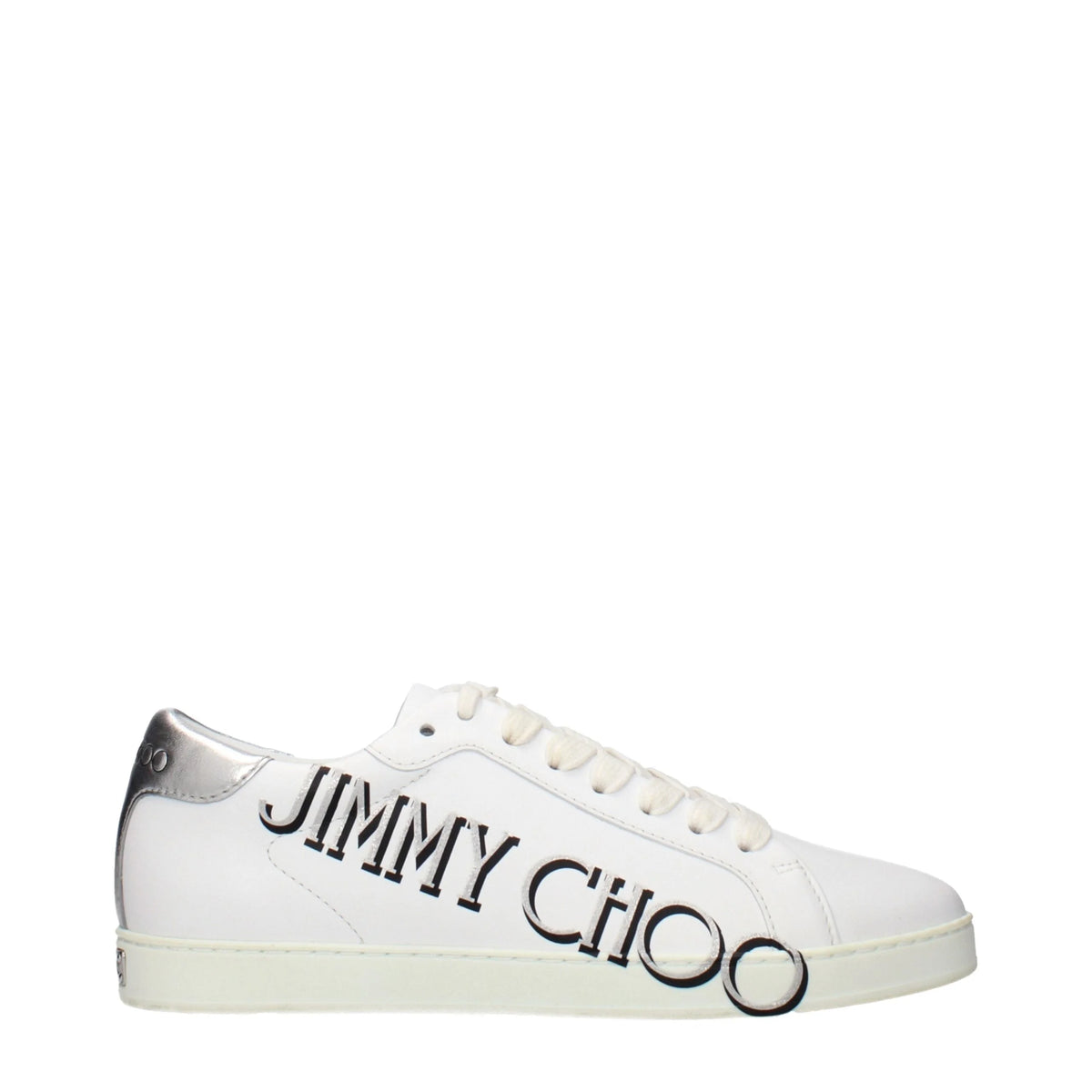 Jimmy Choo Sneakers baixos couro branco