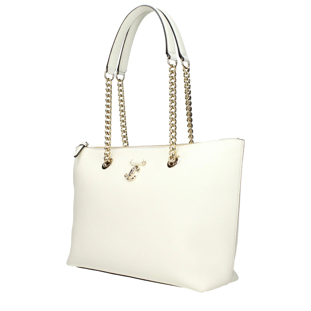 Jimmy Choo White Leather Shoulder Bag