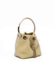 Seau à micro cristaux jaune Bon Bon Jimmy Choo