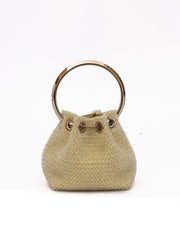 Seau à micro cristaux jaune Bon Bon Jimmy Choo