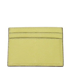 Jimmy Choo Yellow Leather Cardholder