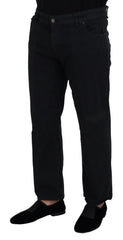 John Galliano Black Cotton Back Buckle Casual Denim Jeans - IT44 | XS - Jeans