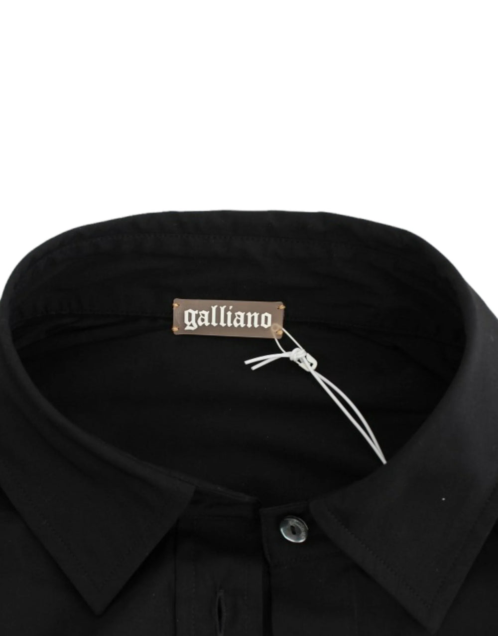 John Galliano Black cotton shirt top - IT40|S - Shirts