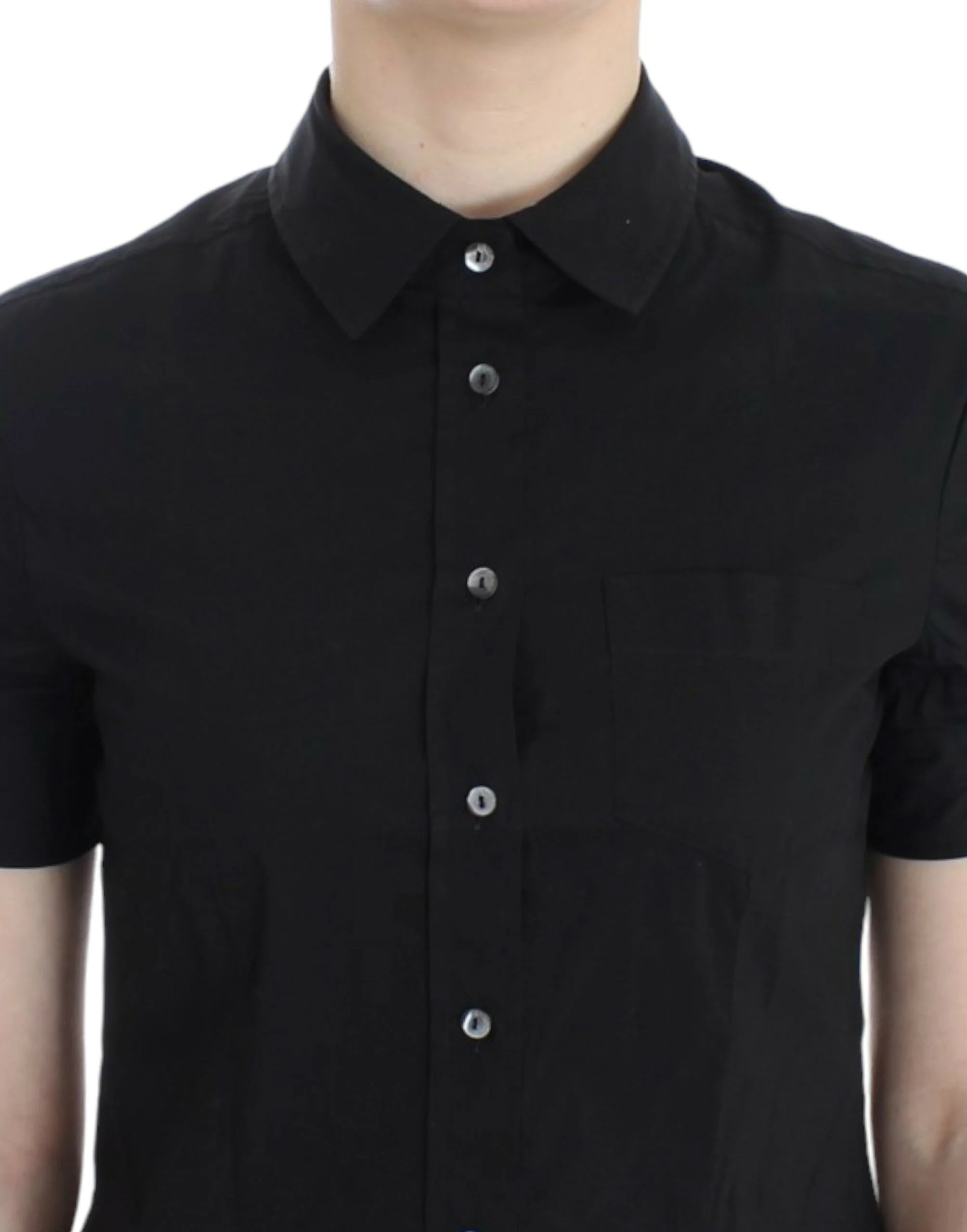 John Galliano Black cotton shirt top - IT40|S - Shirts