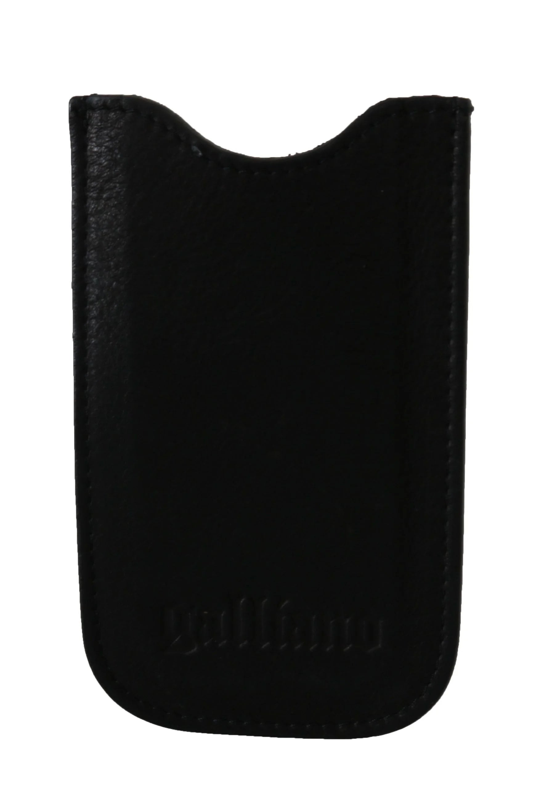John Galliano Black Leather Multifunctional Men ID Bill Card Holder Wallet - Wallets