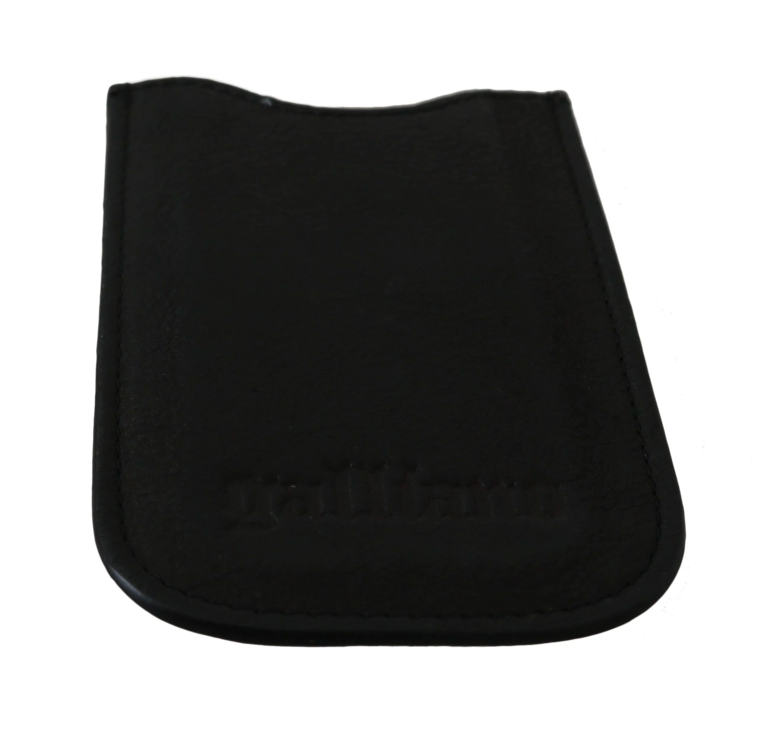 John Galliano Black Leather Multifunctional Men ID Bill Card Holder Wallet - Wallets