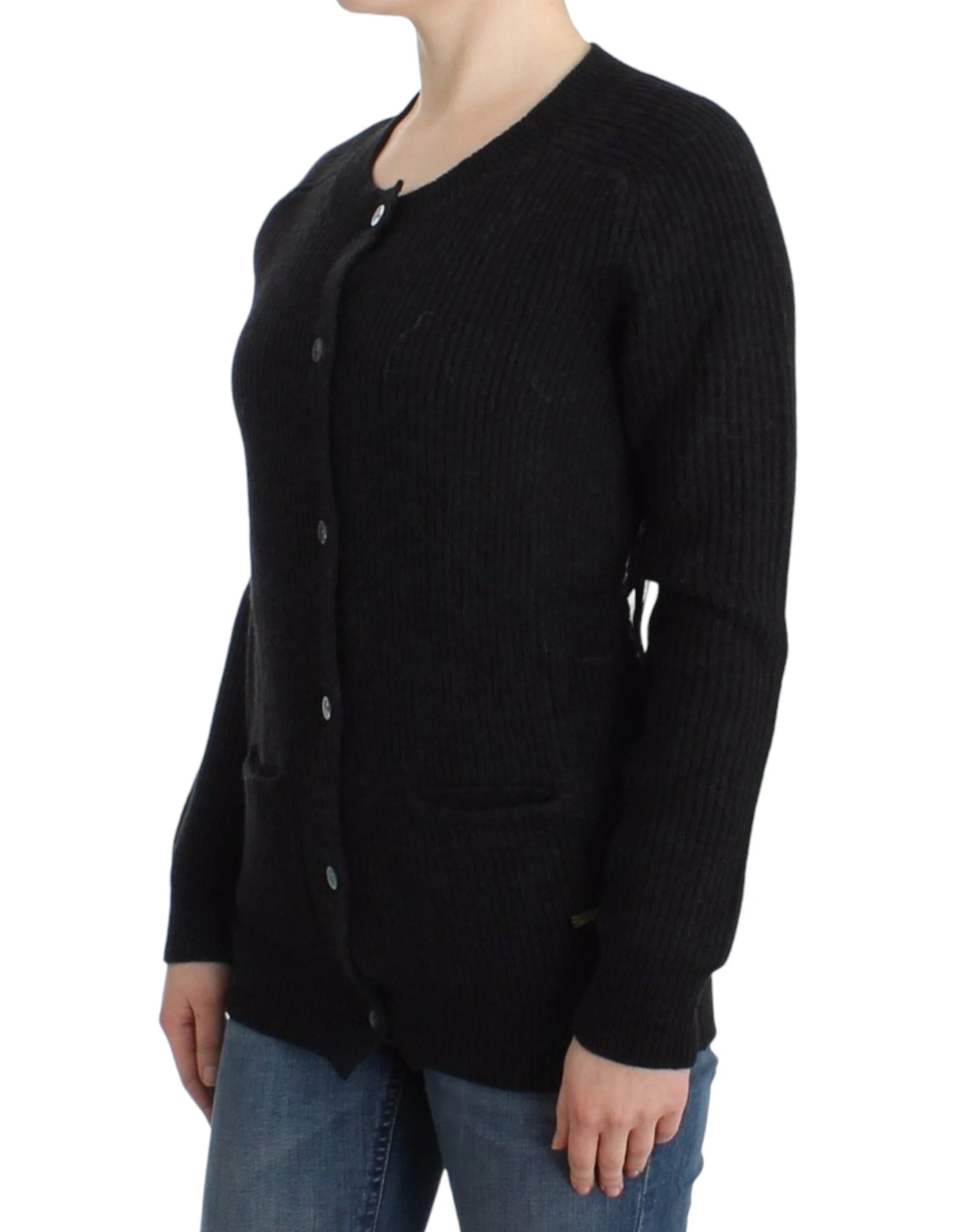 John Galliano Black wool cardigan - M - Cardigans