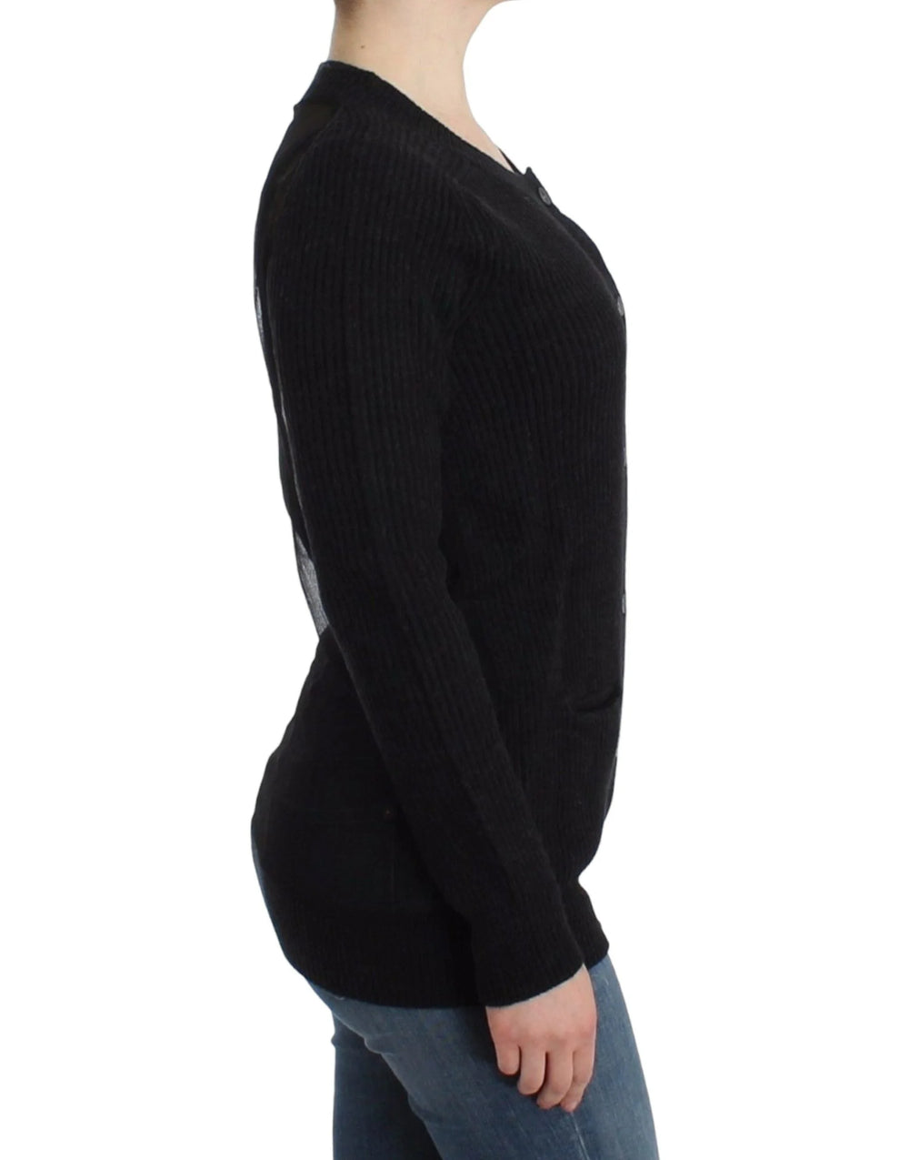 John Galliano Black wool cardigan - M - Cardigans