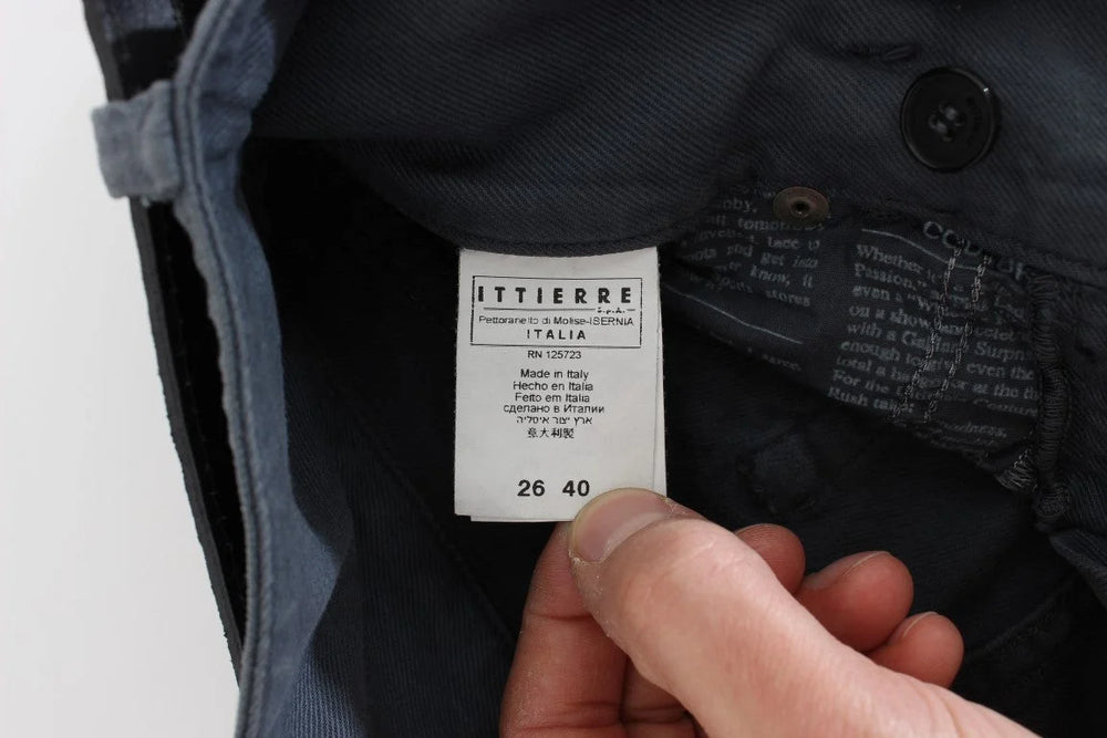 John Galliano Blue Cotton Blend Slim Fit High Waist Jeans - W26 - Jeans