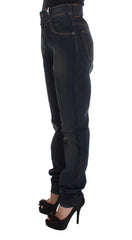 John Galliano Blue Wash Cotton Blend Boyfriend Fit Jeans - W26 - Jeans