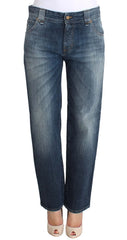 John Galliano Blue Wash Relaxed Fit Cotton Stretch Denim Jeans - W25