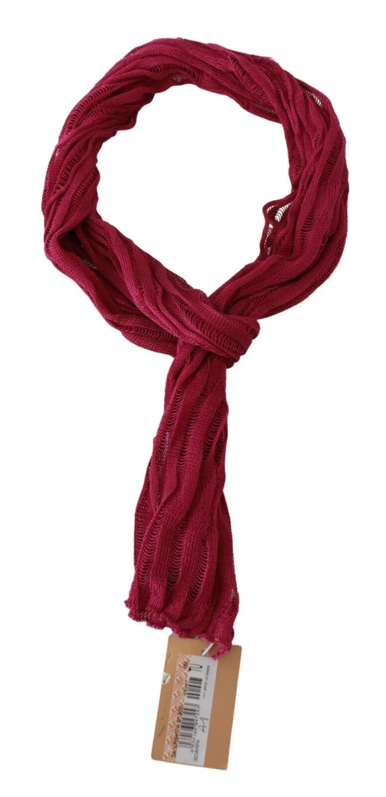John Galliano Bordeaux Neck Wrap Shawl Foulard Scarf - Scarves & Shawls