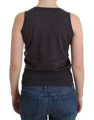 John Galliano Brown knit tank top - S - Tank Tops