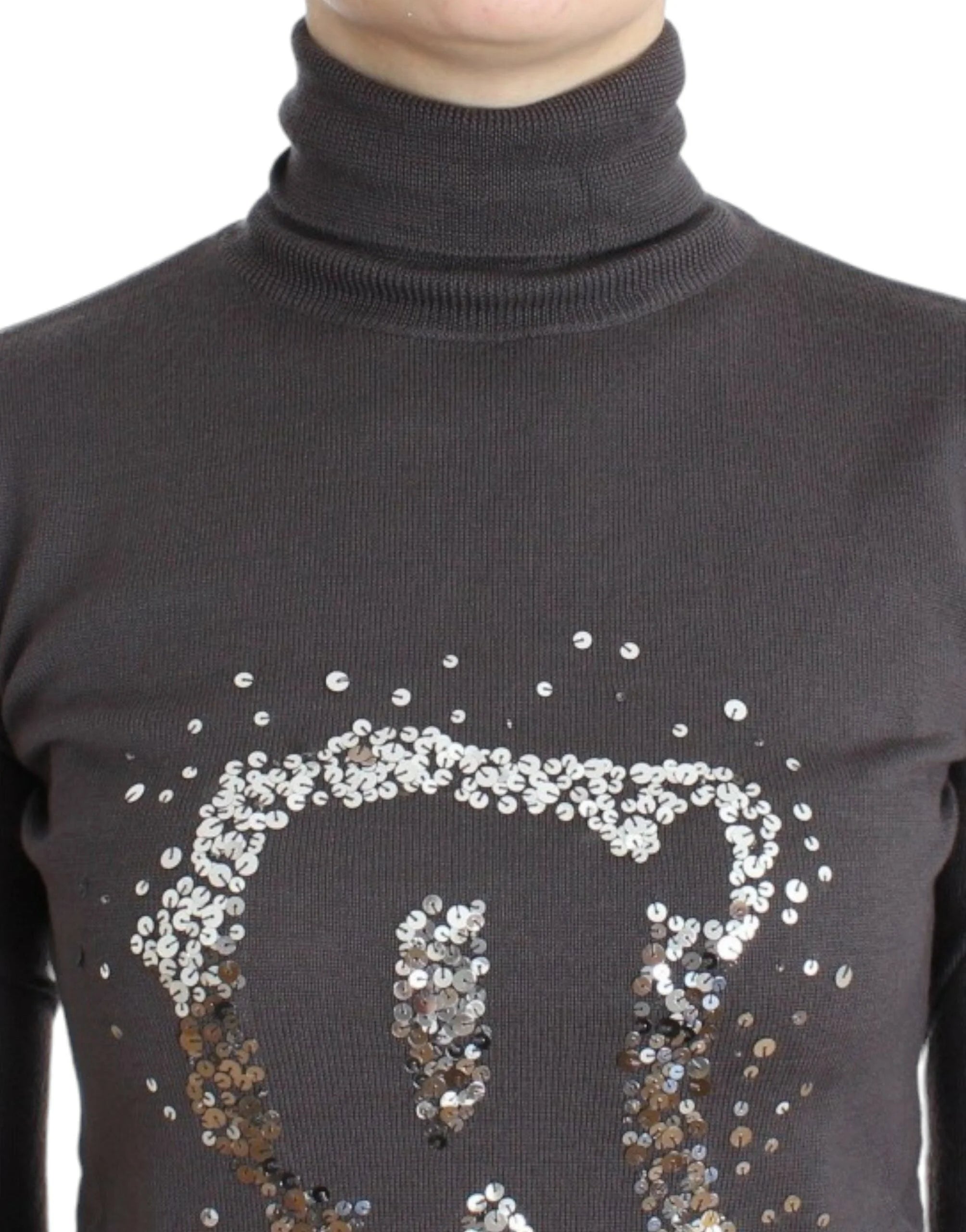 John Galliano Brown turtleneck cotton sweater - Sweaters