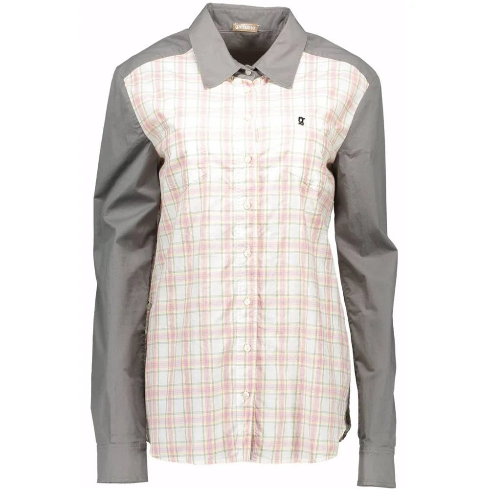 John Galliano Gray Cotton Shirt - 40 - Shirts