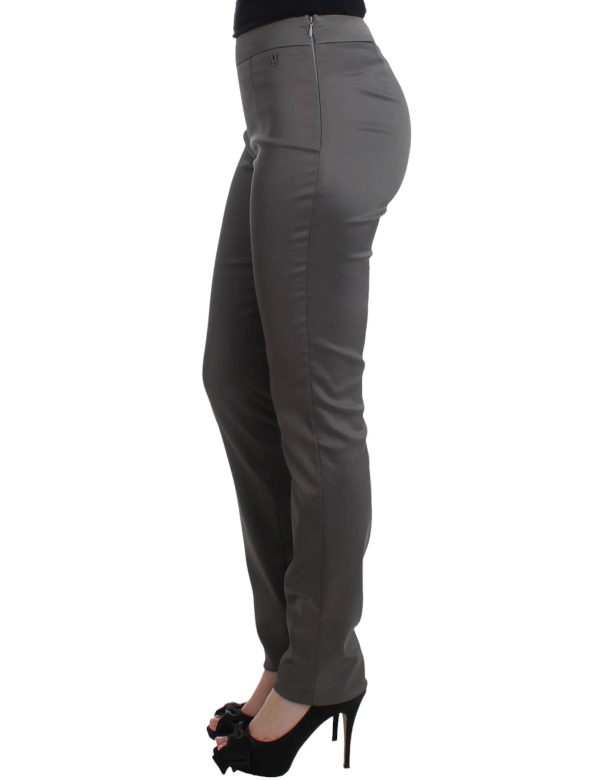 John Galliano Gray slim fit pants - IT40|S - Trousers