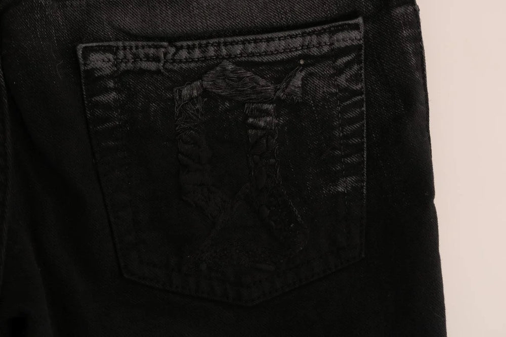 John Galliano Gray Wash Cotton Stretch Regular Fit Jeans - Jeans