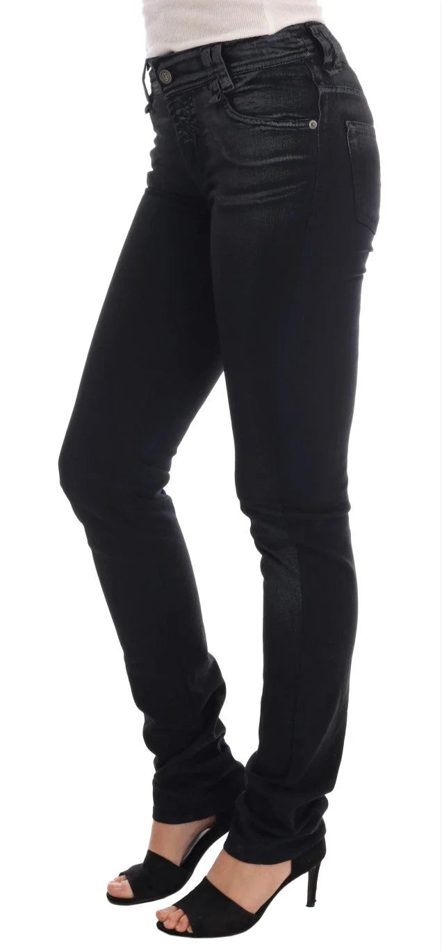 John Galliano Gray Wash Cotton Stretch Regular Fit Jeans - Jeans