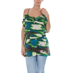 John Galliano Green Cotton Unisex Tank - 38 - Tank Tops