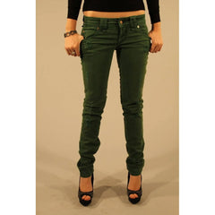 John Galliano Green Cotton Women Jean - W28 - Jeans