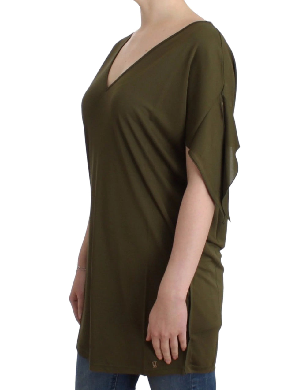John Galliano Green shortsleeved blouse top - Blouses