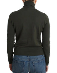 John Galliano Green wool turtleneck sweater - Sweaters