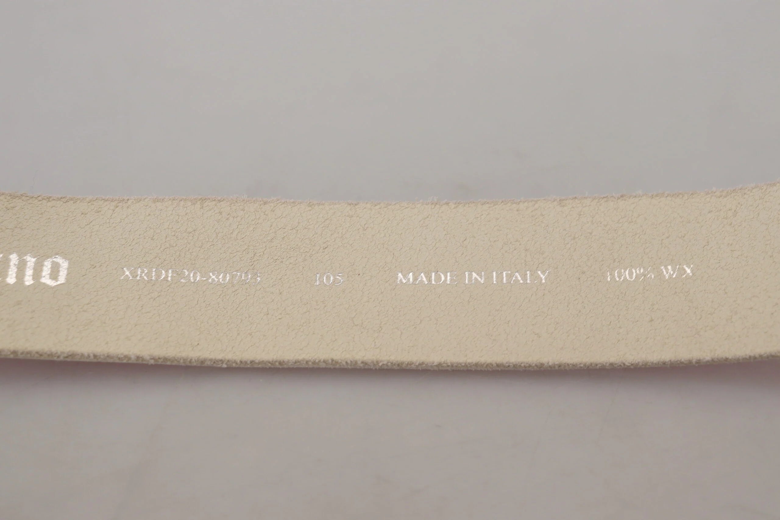 John Galliano Pink Leather Letter Logo Round Buckle Waist Belt - 100 cm / 40 Inches - Belts