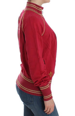 John Galliano Pink Mock Zip Cardigan Sweatshirt Sweater - XXS - Cardigans