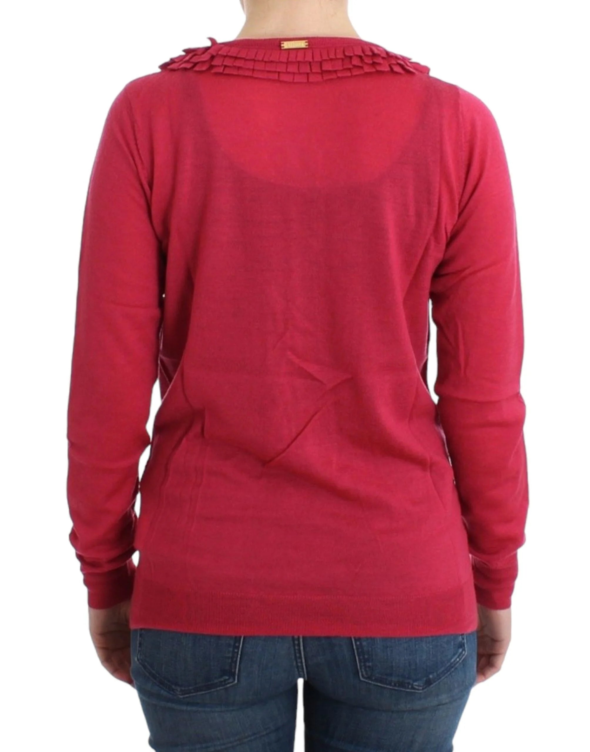 John Galliano Pink wool cardigan - Cardigans