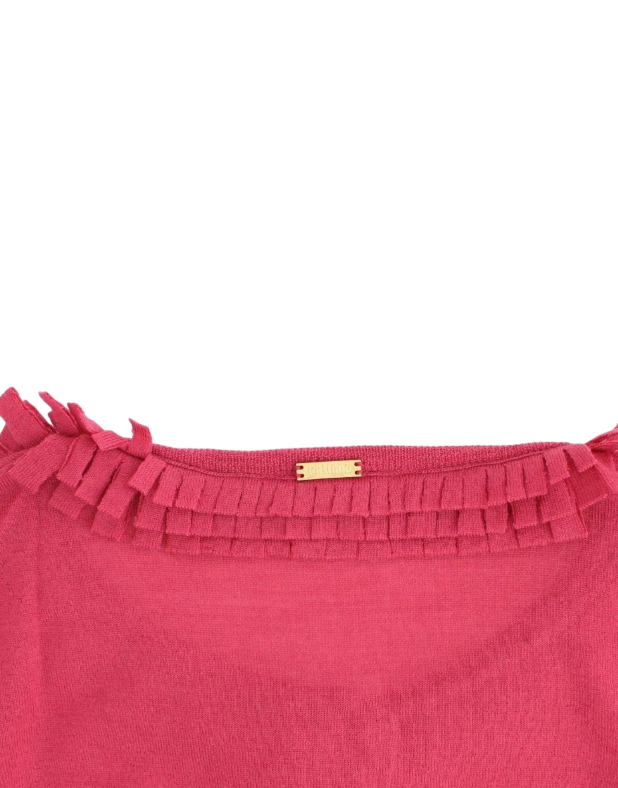John Galliano Pink wool cardigan - Cardigans