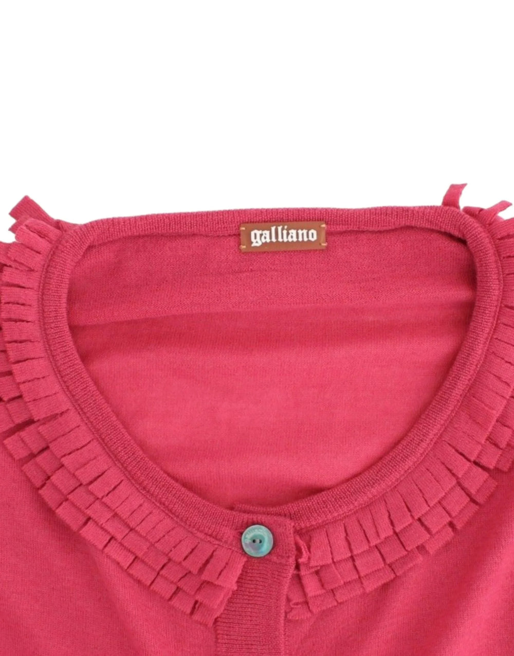 John Galliano Pink wool cardigan - Cardigans