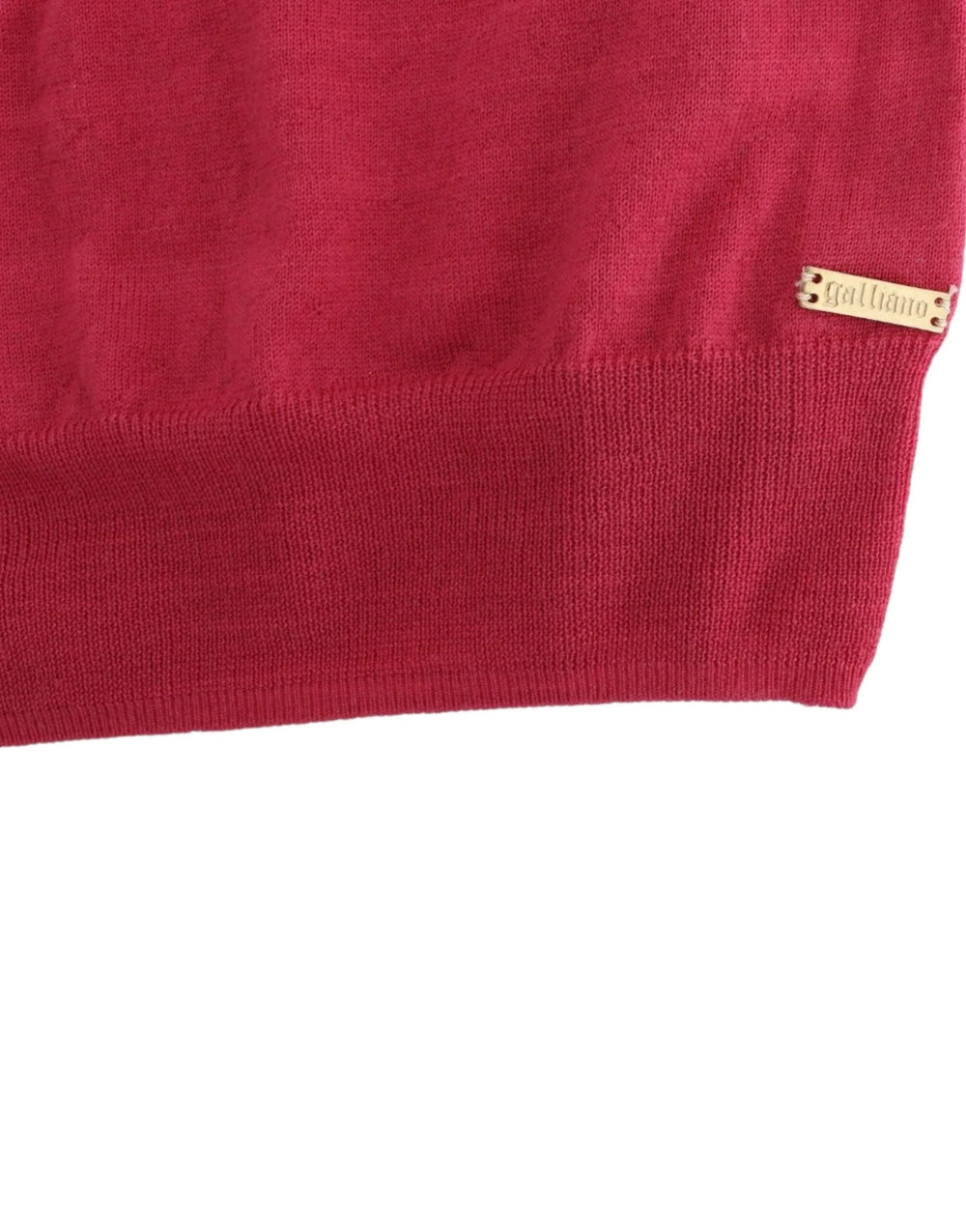 John Galliano Pink wool knit top - S - Sweaters