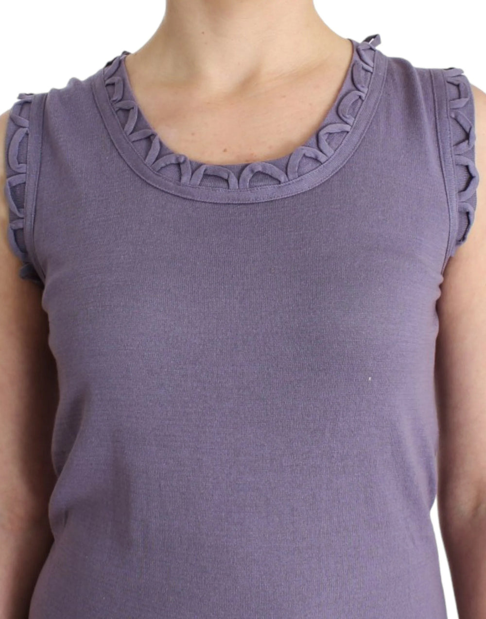 John Galliano Purple cotton jersey dress - Dresses