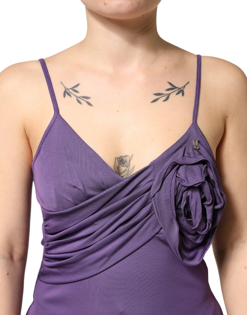 John Galliano Purple Jersey Sheath Coctail Bodycon Pencil Dress - IT38|XS