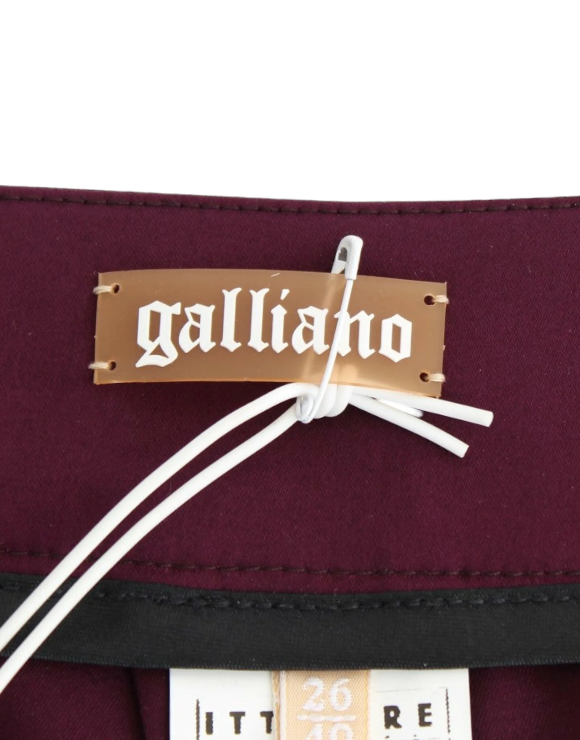 John Galliano Purple slim fit pants - IT40|S - Trousers