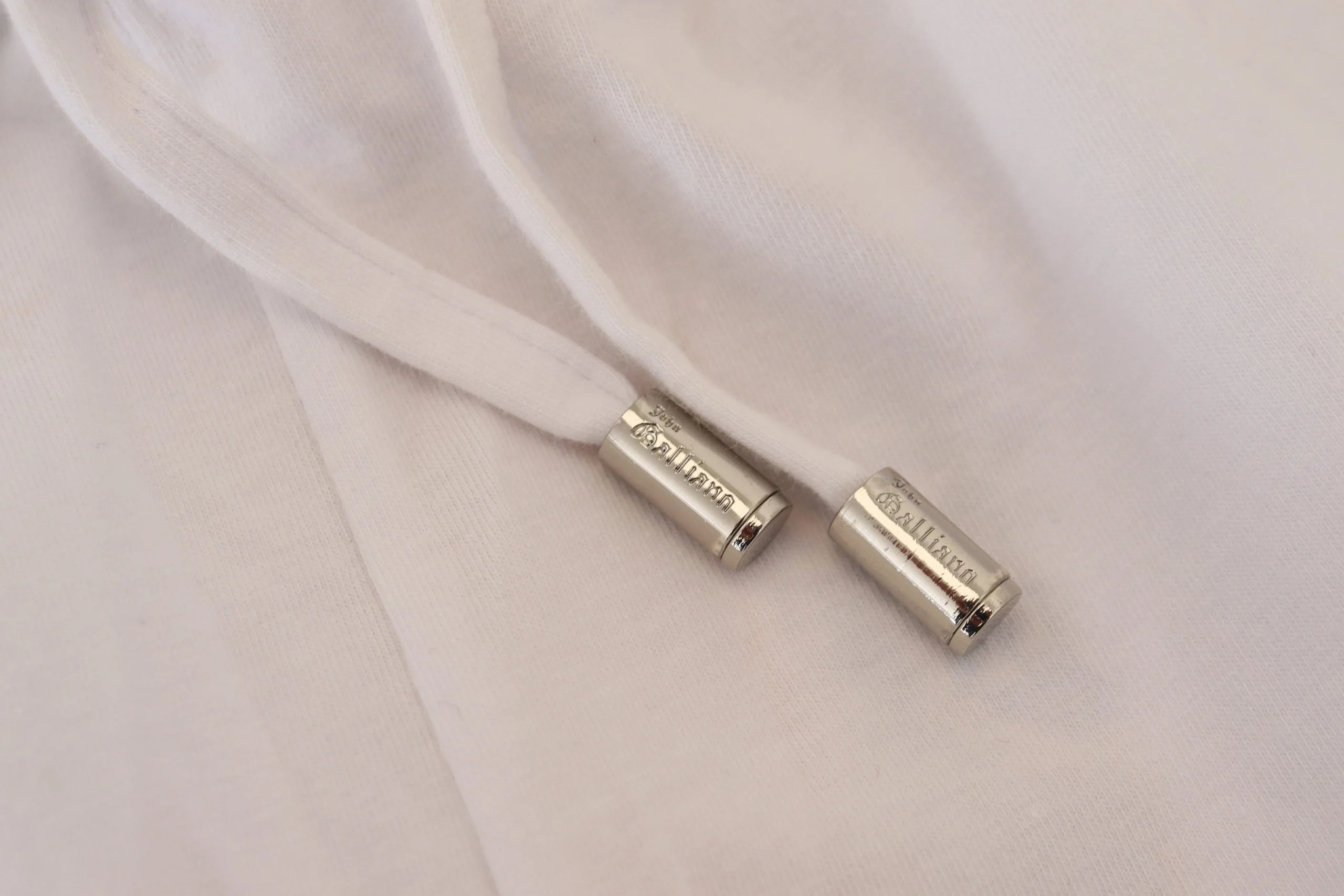 John Galliano White Cotton Logo Loose Men Pants - Trousers