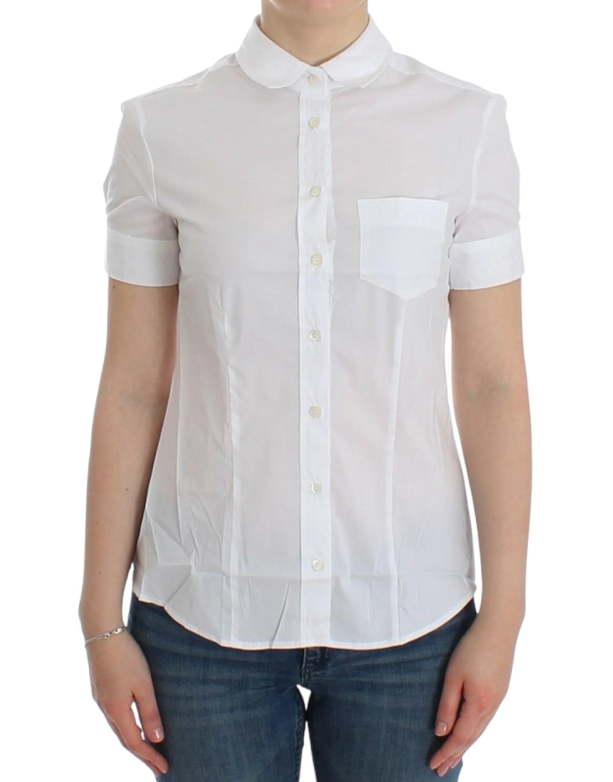 John Galliano White Cotton Shirt Top - Shirts