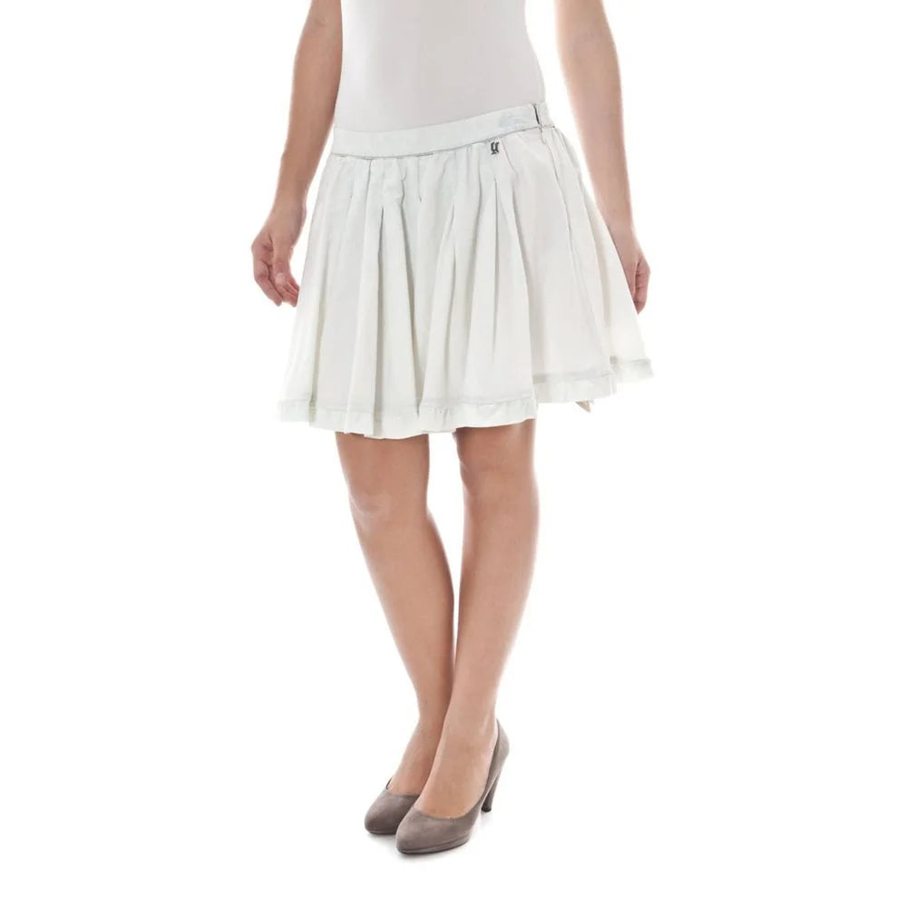 John Galliano White Cotton Skirt - 42 - Skirts