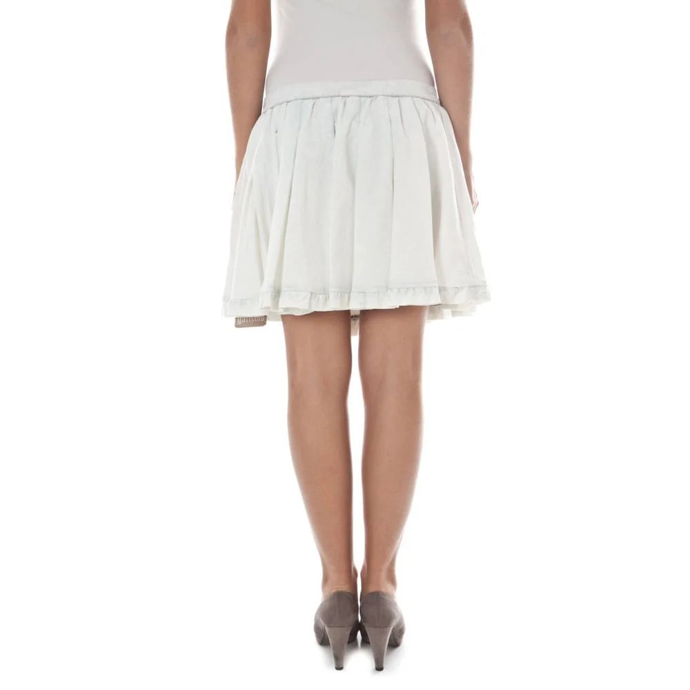John Galliano White Cotton Skirt - 42 - Skirts