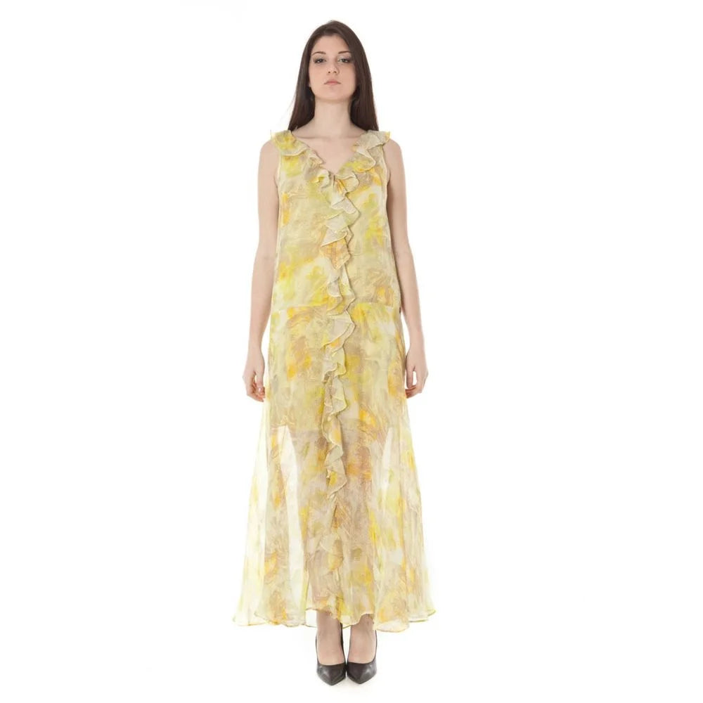John Galliano Yellow Polyester Dress - 44 - Dresses