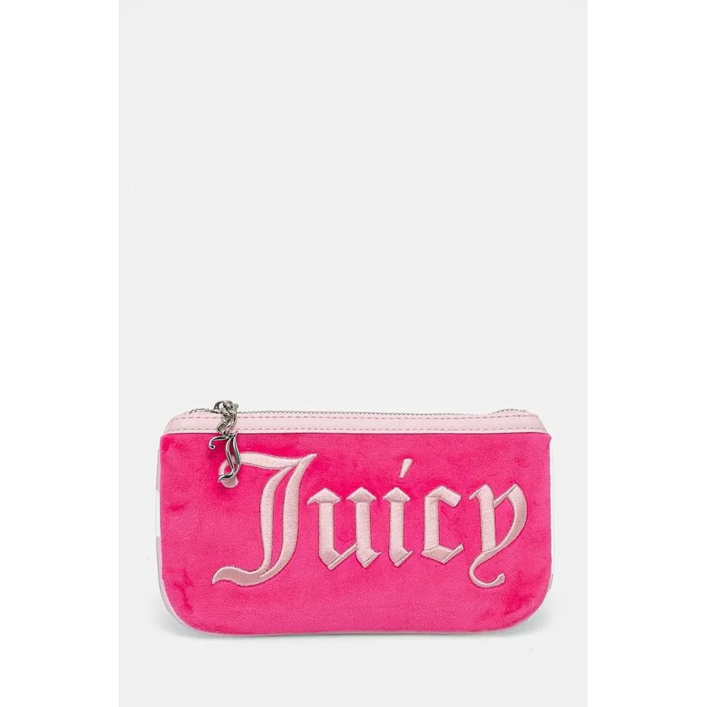 Juicy Couture Pink Polyester Shoulder Bag