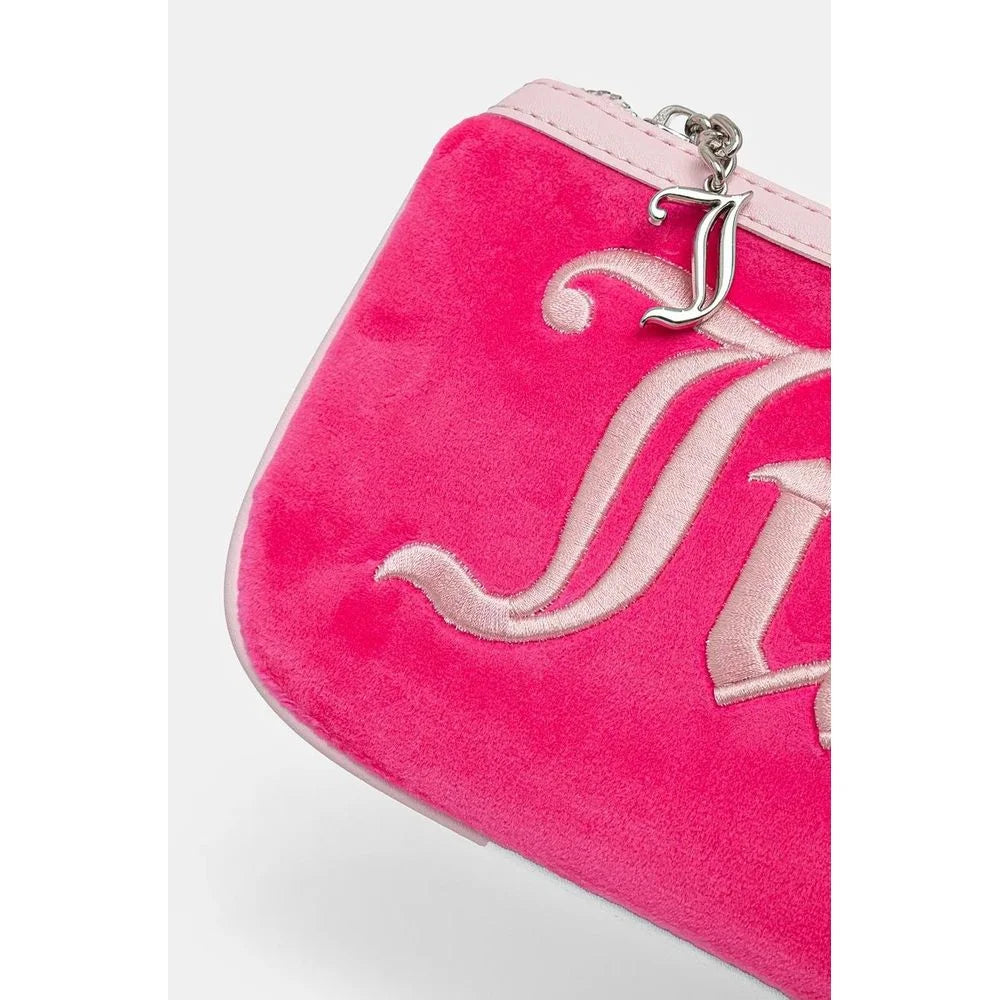 Juicy Couture Pink Polyester Shoulder Bag