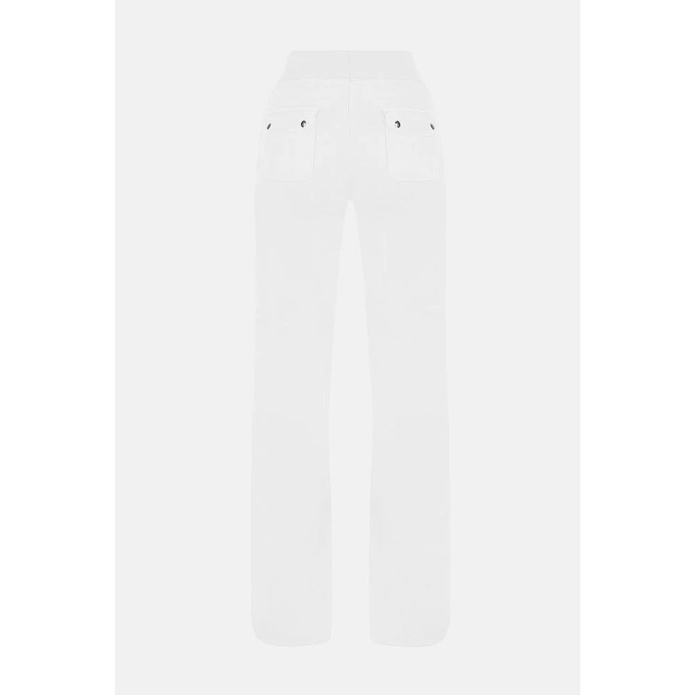 Juicy Couture White Polyester Casual Pants