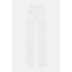 Juicy Couture White Polyester Casual Pants