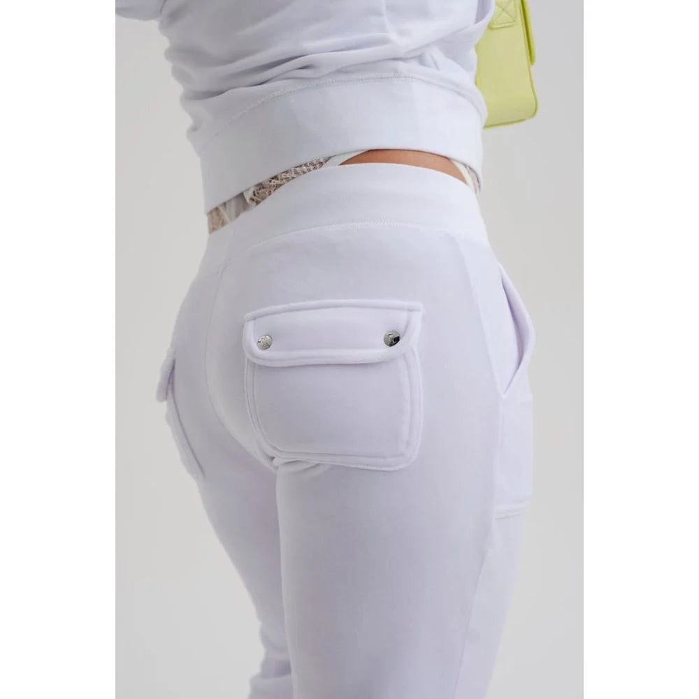 Juicy Couture White Polyester Casual Pants
