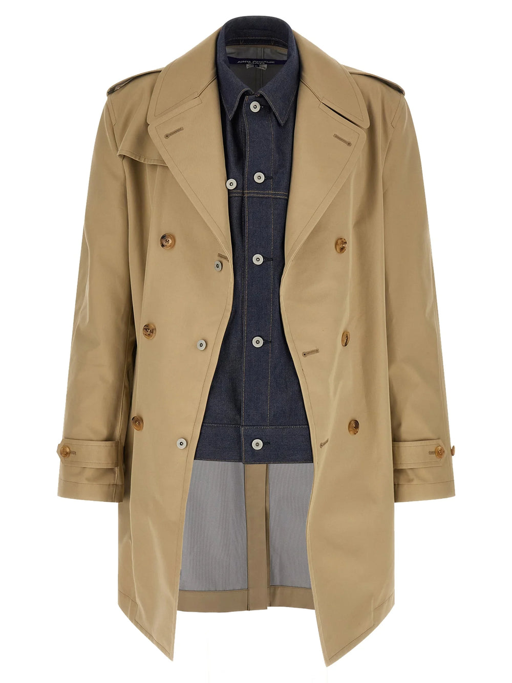 Junya Watanabe Beige Cotton Coat - L