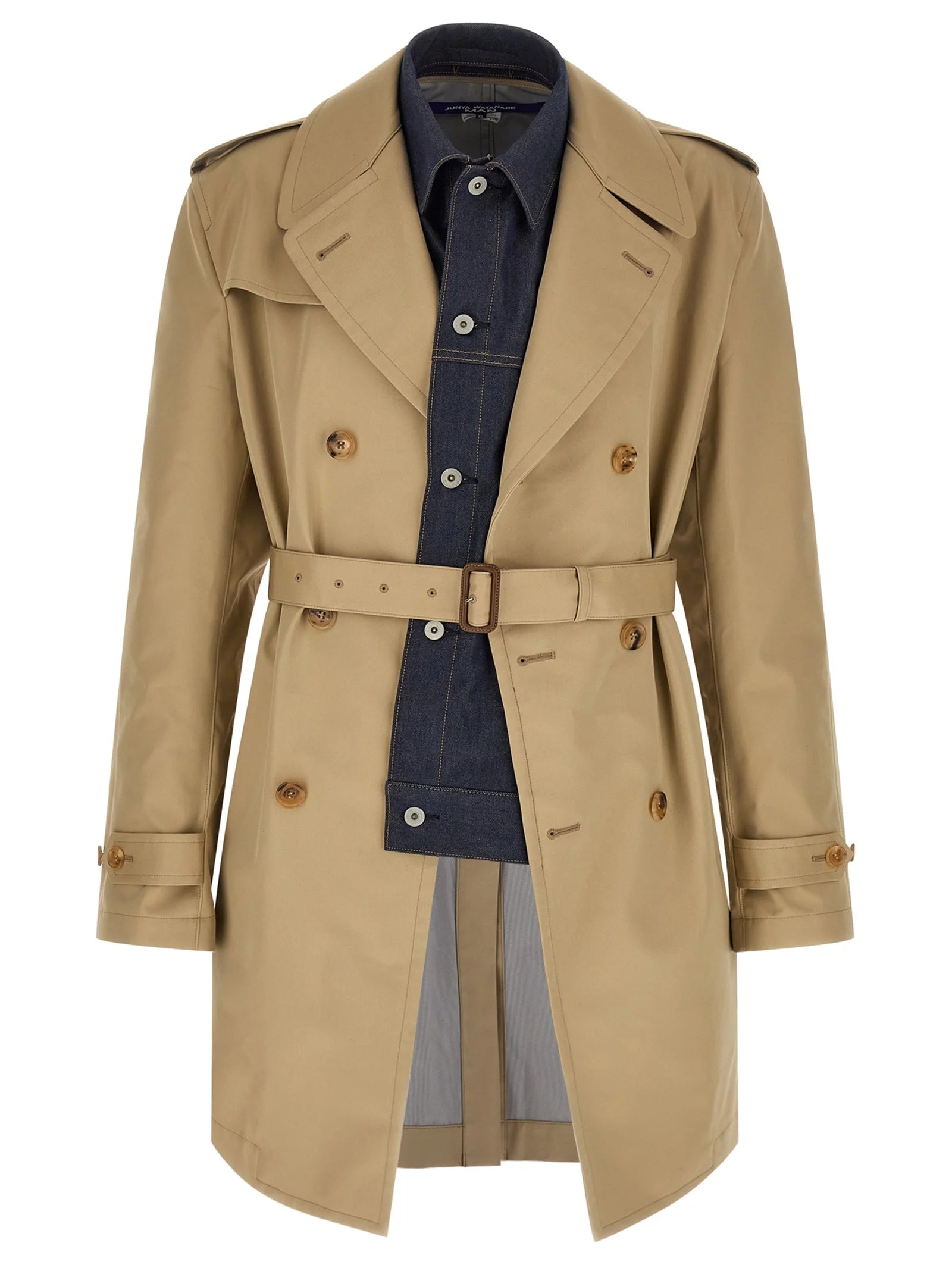 Junya Watanabe Beige Cotton Coat - L