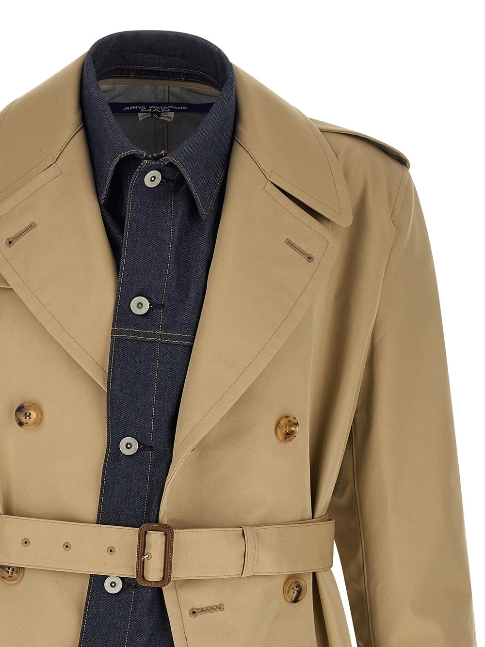 Junya Watanabe Beige Cotton Coat - L